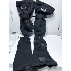 Stick It Grandoe black mitts women size small